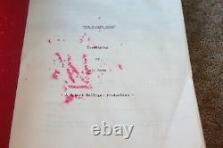 Jason Miller THE NICKEL RIDE Movie Screenplay 1974 BART BURNS PERSONAL SCRIPT