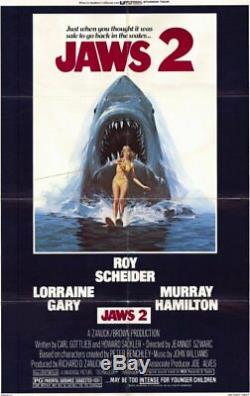 Jaws 2 / Carl Gottlieb 1977 Movie Script Screenplay, monstrous shark Horror Film