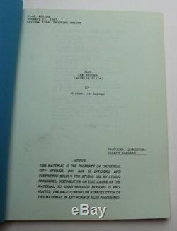 Jaws The Revenge / Michael de Guzman 1987 Movie Script Screenplay, Horror Film