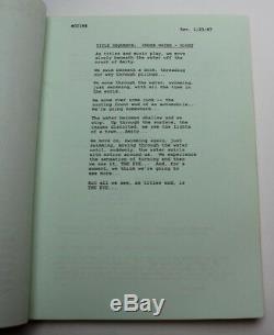 Jaws The Revenge / Michael de Guzman 1987 Movie Script Screenplay, Horror Film