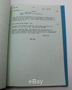 Jaws The Revenge / Michael de Guzman 1987 Movie Script Screenplay, Horror Film