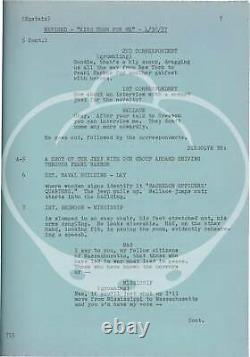 Jayne Mansfield Cary Grant KISS THEM FOR ME Original screenplay for the #161357
