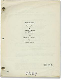 Jean Negulesco WOMAN'S WORLD Original screenplay for the 1954 film Van #130751