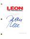 Jean Reno Signed Autograph Leon The Professional Full Movie Script Screenplay