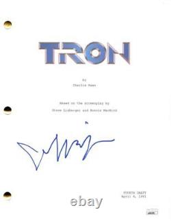 Jeff Bridges Signed Autograph TRON 1982 Movie Script Screenplay Kevin Flynn