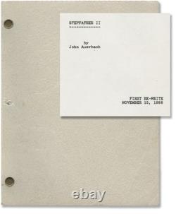 Jeff Burr STEPFATHER II Original screenplay for the 1989 film 1988 #142577