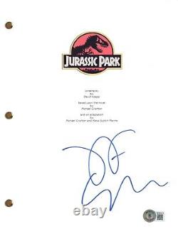 Jeff Goldblum Signed Autograph Jurassic Park Movie Script Screenplay Beckett COA