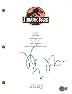 Jeff Goldblum Signed Autograph Jurassic Park Movie Script Screenplay Beckett COA