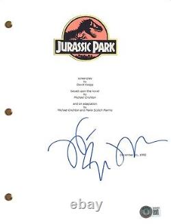 Jeff Goldblum Signed Autograph Jurassic Park Movie Script Screenplay Beckett COA