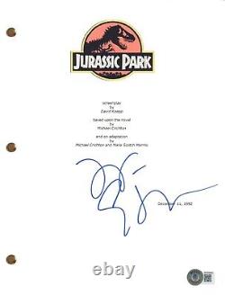 Jeff Goldblum Signed Autograph Jurassic Park Movie Script Screenplay Beckett COA