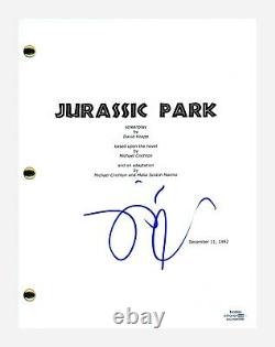 Jeff Goldblum Signed Autographed JURASSIC PARK Movie Script Screenplay ACOA COA