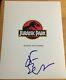 Jeff Goldblum Signed Jurassic Park Full Movie Script 136 Page Autograph Proof