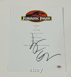 Jeff Goldblum Signed Jurassic Park Full Movie Script Psa Coa