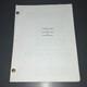 Jennifer Eight 1992 Movie Script Uma Thurman Neo Noir Thriller Marked Draft Coa