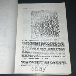Jennifer Eight 1992 Movie Script Uma Thurman Neo Noir Thriller Marked Draft COA