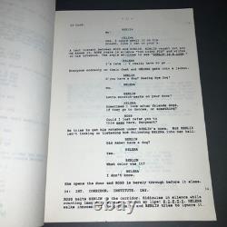 Jennifer Eight 1992 Movie Script Uma Thurman Neo Noir Thriller Marked Draft COA