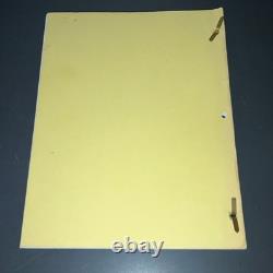 Jennifer Eight 1992 Movie Script Uma Thurman Neo Noir Thriller Marked Draft COA