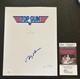 Jerry Bruckheimer Signed Autograph Top Gun Movie Script Cover Jsa Coa Director