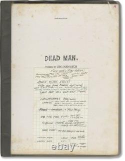 Jim Jarmusch DEAD MAN Original screenplay for the 1995 film 1994 #167971