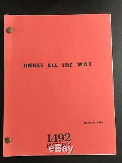 Jingle All The Way Movie Script Schedules Call Sheet Storyboards Safety Guide