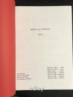 Jingle All The Way Movie Script Schedules Call Sheet Storyboards Safety Guide
