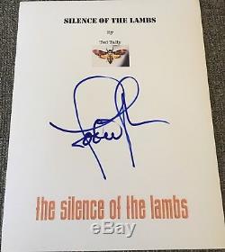 Jodie Foster Signed Autograph Complete Silence Of The Lambs Movie Script Coa