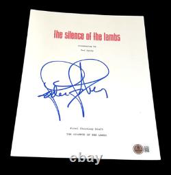 Jodie Foster Signed Autograph Movie Script Silence Of The Lambs Beckett Bas X1