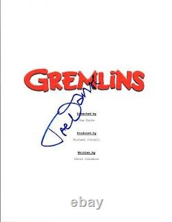 Joe Dante Signed Autographed GREMLINS Director Full Movie Script COA