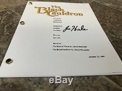 Joe Hale Signed Autographed The Black Cauldron Full Movie Script Disney Animator