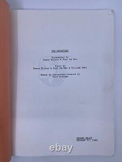 Joe Johnston ROCKETEER 1989 Original 2nd Draft Film Script 2 Copies RARE