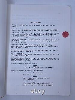 Joe Johnston ROCKETEER 1989 Original 2nd Draft Film Script 2 Copies RARE