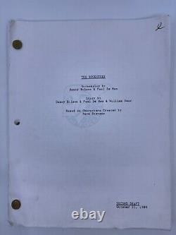 Joe Johnston ROCKETEER 1989 Original 2nd Draft Film Script 2 Copies RARE