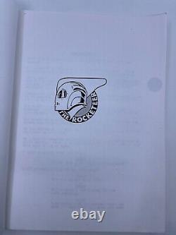 Joe Johnston ROCKETEER 1989 Original 2nd Draft Film Script 2 Copies RARE