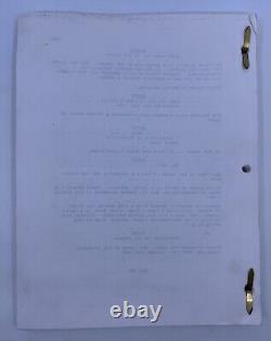 Joe Johnston ROCKETEER 1989 Original 2nd Draft Film Script 2 Copies RARE