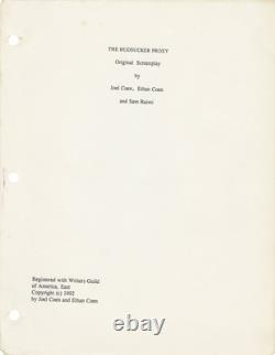 Joel Coen HUDSUCKER PROXY Original screenplay for the 1994 film 1992 #163846