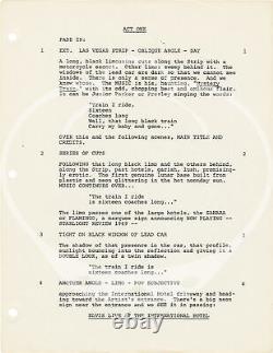 John Carpenter ELVIS ELVIS THE MOVIE Original screenplay for the 1979 #150583