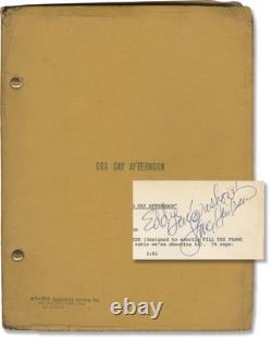 John Cazale Al Pacino DOG DAY AFTERNOON Original screenplay for Signed #160869