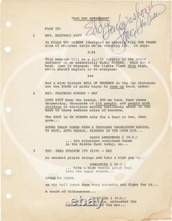John Cazale Al Pacino DOG DAY AFTERNOON Original screenplay for Signed #160869