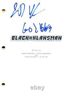 John David Washington Signed Autograph BlacKkKlansman Movie Script Screenplay