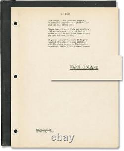 John Farrow WAKE ISLAND Original screenplay for the 1942 film with #152717