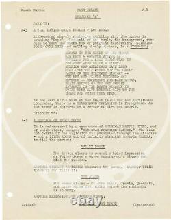 John Farrow WAKE ISLAND Original screenplay for the 1942 film with #152717
