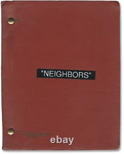 John G Avildsen NEIGHBORS Original screenplay for the 1981 film #146314