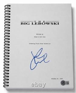 John Goodman Signed Autograph The Big Lebowski Movie Script Screenplay Beckett