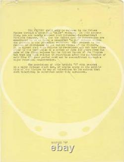 John Huston ORIGINAL UNTITLED TREATMENT SCRIPT FOR AN UNPRODUCED FILM #141660