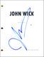 John Leguizamo Signed Autograph John Wick Full Movie Script With Keanu Reeves