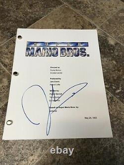 John Leguizamo Signed Autographed Super Mario Brothers Full Movie Script N