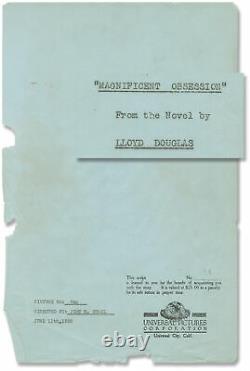John M Stahl MAGNIFICENT OBSESSION Original screenplay for the 1935 film #149844