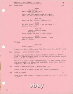 John McTiernan DIE HARD Original screenplay for the 1988 film 1987 #159952