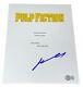 John Travolta Signed Autograph Pulp Fiction Film Script Screenplay Beckett Bas