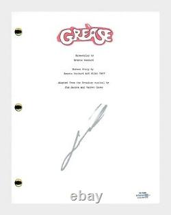 John Travolta Signed Autographed Grease Movie Script Screenplay ACOA COA